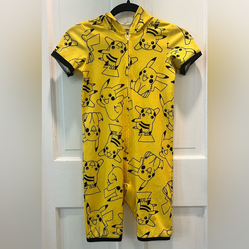Yellow Pikachu Kids One Piece